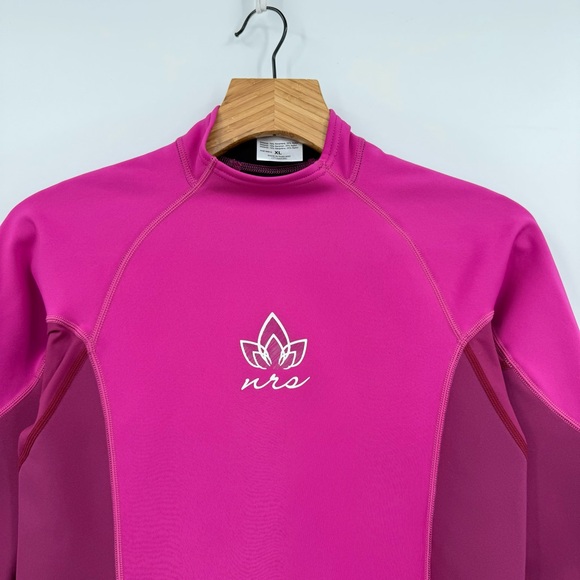 NRS Women's HydroSkin 0.5 Long-Sleeve Shirt in Pink Size XL - Picture 5 of 10